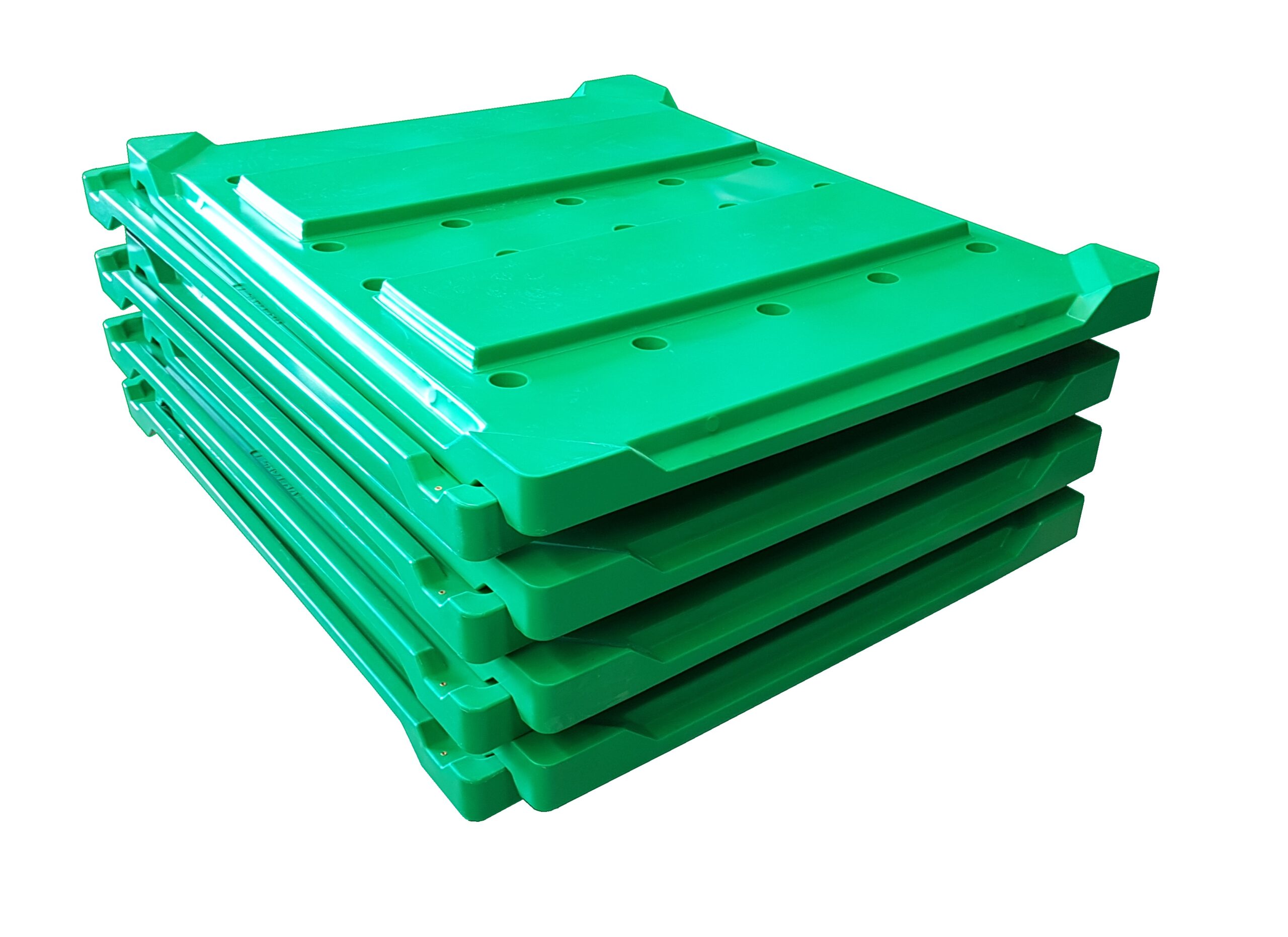 heavy duty plastic green lids