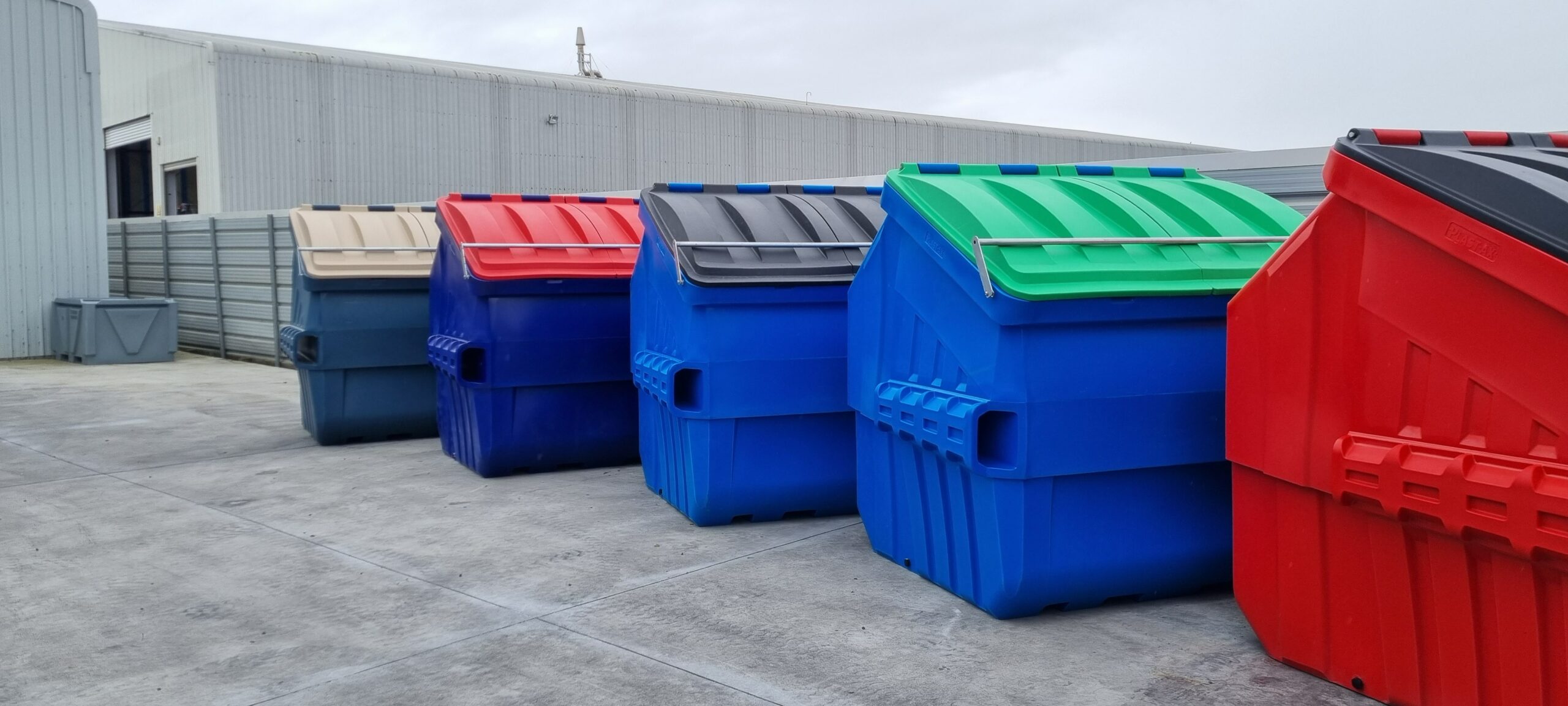 plastic front load bins commercial waste